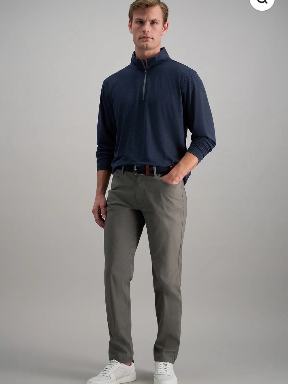 Haggar The Active Series City Flex 5-Pocket Slim-Straight Pants 36x30 NWT